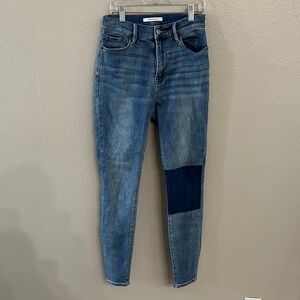 Pacsun Women's Denim Skinny Jeans with Dark Patch